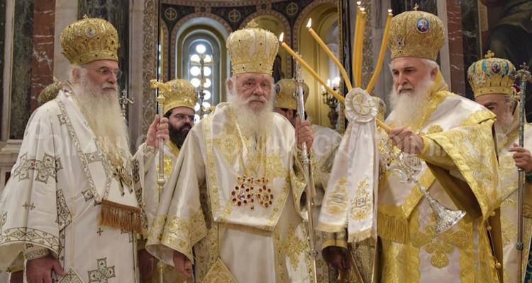 Λαμπρά και και λίγο νωρίτερα εόρτασε τα ονομαστήρια ο Λήμνου Ιερόθεος