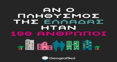 &Alpha;&nu; &omicron; &pi;&lambda;&eta;&theta;&upsilon;&sigma;&mu;ό&sigmaf; &tau;&eta;&sigmaf; &Epsilon;&lambda;&lambda;ά&delta;&alpha;&sigmaf; ή&tau;&alpha;&nu; 100 ά&nu;&theta;&rho;&omega;&pi;&omicron;&iota;