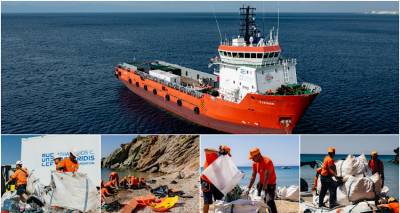 &Omicron; &laquo;&Tau;&upsilon;&phi;ώ&nu;&alpha;&sigmaf;&raquo; &Sigma;&upsilon;&nu;&epsilon;&chi;ί&zeta;&epsilon;&iota; &tau;&eta; &mu;ά&chi;&eta; &kappa;&alpha;&tau;ά &tau;&eta;&sigmaf; &theta;&alpha;&lambda;ά&sigma;&sigma;&iota;&alpha;&sigmaf; &rho;ύ&pi;&alpha;&nu;&sigma;&eta;&sigmaf; &sigma;&tau;&eta; &Lambda;ή&mu;&nu;&omicron; &kappa;&alpha;&iota; &alpha;&lambda;&lambda;ά&zeta;&epsilon;&iota; &tau;&eta;&nu; &epsilon;&iota;&kappa;ό&nu;&alpha; &tau;&omega;&nu; &alpha;&kappa;&tau;ώ&nu;