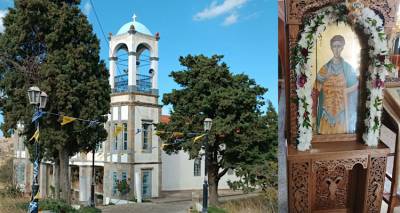 &Pi;&alpha;&nu;&eta;&gamma;&upsilon;&rho;ί&zeta;&epsilon;&iota; &omicron; Ά&gamma;&iota;&omicron;&sigmaf; &Delta;&eta;&mu;ή&tau;&rho;&iota;&omicron;&sigmaf; &sigma;&tau;&iota;&sigmaf; &Sigma;&alpha;&rho;&delta;έ&sigmaf; &tau;&eta;&sigmaf; &Lambda;ή&mu;&nu;&omicron;&upsilon; | &Tau;&omicron; &pi;&rho;ό&gamma;&rho;&alpha;&mu;&mu;&alpha; &tau;&omega;&nu; &alpha;&kappa;&omicron;&lambda;&omicron;&upsilon;&theta;&iota;ώ&nu; &kappa;&alpha;&iota; &eta; &pi;&alpha;&rho;&omicron;&upsilon;&sigma;ί&alpha; &tau;&omicron;&upsilon; &Mu;&eta;&tau;&rho;&omicron;&pi;&omicron;&lambda;ί&tau;&eta; &Iota;&epsilon;&rho;&omicron;&theta;έ&omicron;&upsilon;