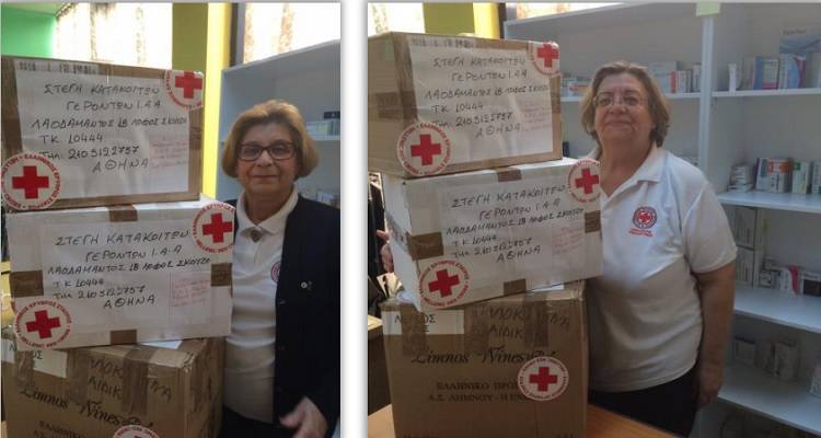 Αποστολή φαρμάκων του Κοινωνικού Φαρμακείου του Περιφερειακού Τμήματος Ε.Ε.Σ. Λήμνου στη Στέγη Γερόντων Ιεράς Αρχιεπισκοπής Αθηνών