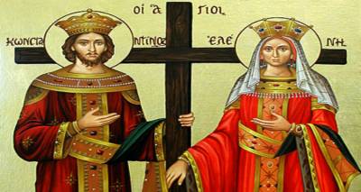 &Pi;&alpha;&nu;&eta;&gamma;&upsilon;&rho;ί&zeta;&epsilon;&iota; &omicron; &nu;&alpha;ό&sigmaf; &tau;&omega;&nu; &Alpha;&gamma;ί&omega;&nu; &Kappa;&omega;&nu;&sigma;&tau;&alpha;&nu;&tau;ί&nu;&omicron;&upsilon; &kappa;&alpha;&iota; &Epsilon;&lambda;έ&nu;&eta;&sigmaf; &sigma;&tau;&omicron; &Lambda;&iota;&beta;&alpha;&delta;&omicron;&chi;ώ&rho;&iota;