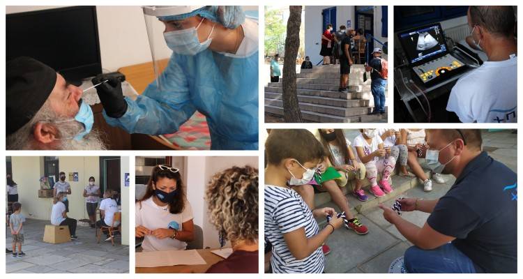 Άγιος Ευστράτιος: Ιατρικές εξετάσεις και τεστ Covid -19 από τη Σύμπλευση