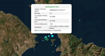 Σεισμός στην Εύβοια: Τι λένε 3 σεισμολόγοι για τα 5,2 Ρίχτερ | Πιθανός μετασεισμός έως και 4R, δεν φαίνεται ενεργοποίηση άλλου ρήγματος