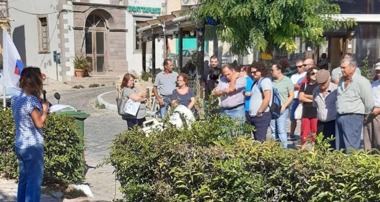 Απεργιακή συγκέντρωση στη Λήμνο (photos)