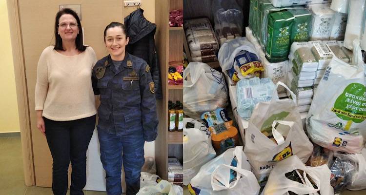 Το Κοινωνικό Παντοπωλείο Δήμου Λήμνου ευχαριστεί την 130 Σμηναρχία Μάχης