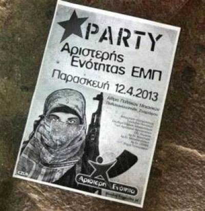 Αφίσα για τις φοιτητικές εκλογές με «Καλάσνικοφ»!