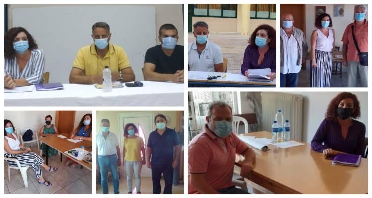 Περιοδεία στη Λήμνο της Βουλευτή του ΚΚΕ Μαρίας Κομνηνάκα