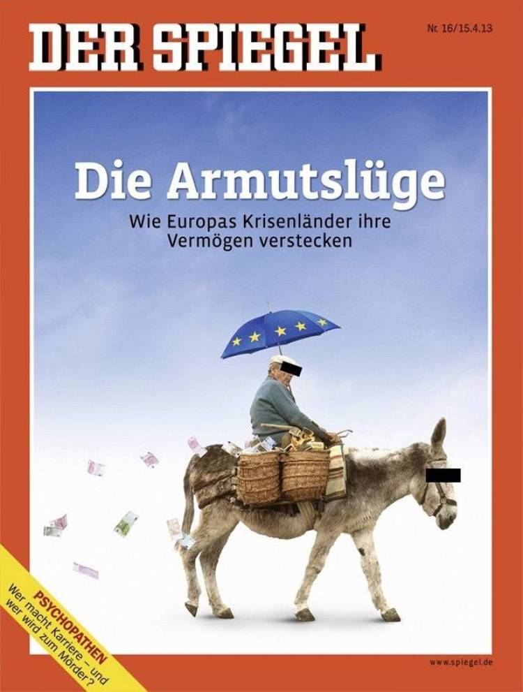 Spiegel: &Omicron;&iota; &Epsilon;&lambda;&lambda;&eta;&nu;&epsilon;&sigmaf; &delta;&epsilon;&nu; &epsilon;ί&nu;&alpha;&iota; &phi;&tau;&omega;&chi;&omicron;ί, &lambda;έ&nu;&epsilon; &psi;έ&mu;&alpha;&tau;&alpha;