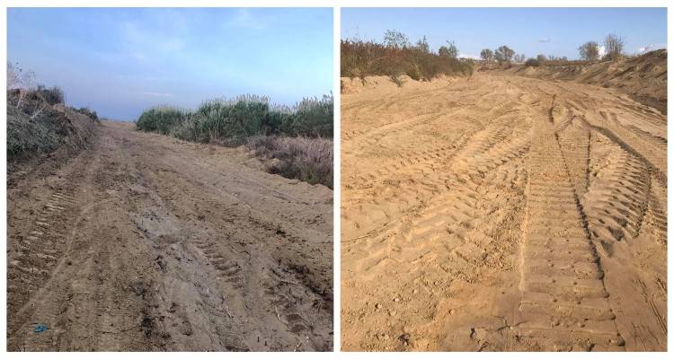 Λήμνος: Καθαρίστηκε το ρέμα στη στροφή του αεροδρομίου