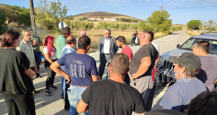 Λήμνος: «Μπλόκο» των αγροτών στον Χ. Αθανασίου