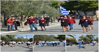 Λήμνος: Μαθητική παρέλαση για την επέτειο του ΟΧΙ στο Μούδρο