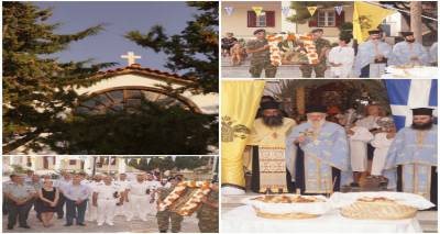 Ά&gamma;&iota;&omicron;&sigmaf; &Epsilon;&upsilon;&sigma;&tau;&rho;ά&tau;&iota;&omicron;&sigmaf;: &Eta; &Mu;&epsilon;&tau;&alpha;&mu;ό&rho;&phi;&omega;&sigma;&eta; &tau;&omicron;&upsilon; &Sigma;&omega;&tau;ή&rho;&omicron;&sigmaf; &sigma;&tau;&eta;&nu; &kappa;&alpha;&rho;&delta;&iota;ά &tau;&omicron;&upsilon; &Beta;ό&rho;&epsilon;&iota;&omicron;&upsilon; &Alpha;&iota;&gamma;&alpha;ί&omicron;&upsilon; (photos)