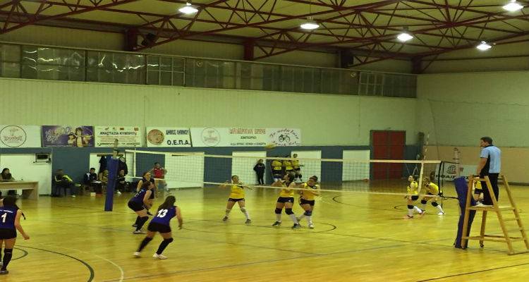 &Nu;ί&kappa;&eta; &kappa;&alpha;&iota; &gamma;&iota;&alpha; &tau;&eta;&nu; &omicron;&mu;ά&delta;&alpha; Volley &tau;&eta;&sigmaf; &Lambda;ή&mu;&nu;&omicron;&upsilon;