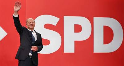 &Gamma;&epsilon;&rho;&mu;&alpha;&nu;&iota;&kappa;έ&sigmaf; &epsilon;&kappa;&lambda;&omicron;&gamma;έ&sigmaf;: &Pi;&rho;ώ&tau;&omicron; &tau;&omicron; SPD &mu;&epsilon; 25,7% - &Tau;&epsilon;&lambda;&iota;&kappa;ά &alpha;&pi;&omicron;&tau;&epsilon;&lambda;έ&sigma;&mu;&alpha;&tau;&alpha; &mu;&epsilon; &kappa;&alpha;&tau;&alpha;&mu;&epsilon;&tau;&rho;&eta;&mu;έ&nu;&omicron; &tau;&omicron; 100% &tau;&omega;&nu; &psi;ή&phi;&omega;&nu;