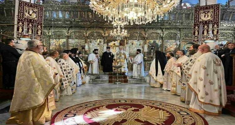 Λαμπρό συλλείτουργο για τα ονομαστήρια του Μητροπολίτη Λήμνου κ. Ιερόθεου