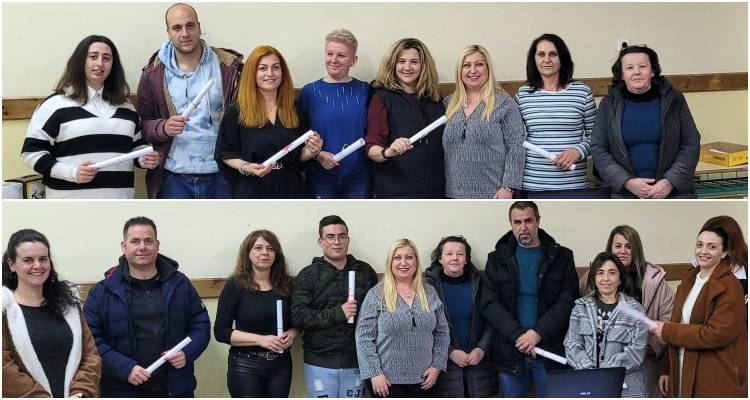 Χαμόγελα στη δεύτερη τελετή αποφοίτησης &amp; βράβευσης καταρτιζόμενων της Σ.Α.Ε.Κ