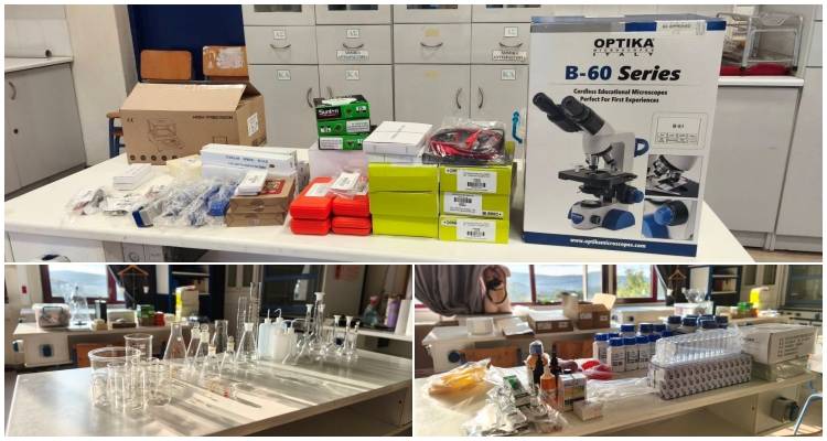 Ευχαριστήριο του Γυμνασίου Μούδρου προς το Ίδρυμα "Αντώνιος και Ιωάννης Αγγελικούσης" για τη γενναιόδωρη στήριξη