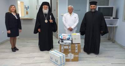 Έ&mu;&pi;&rho;&alpha;&kappa;&tau;&eta; &sigma;&tau;ή&rho;&iota;&xi;&eta; &tau;&eta;&sigmaf; &Iota;&epsilon;&rho;ά&sigmaf; &Mu;&eta;&tau;&rho;ό&pi;&omicron;&lambda;&eta;&sigmaf; &Lambda;ή&mu;&nu;&omicron;&upsilon; &sigma;&tau;&omicron; &Nu;&omicron;&sigma;&omicron;&kappa;&omicron;&mu;&epsilon;ί&omicron; &tau;&omicron;&upsilon; &nu;&eta;&sigma;&iota;&omicron;ύ