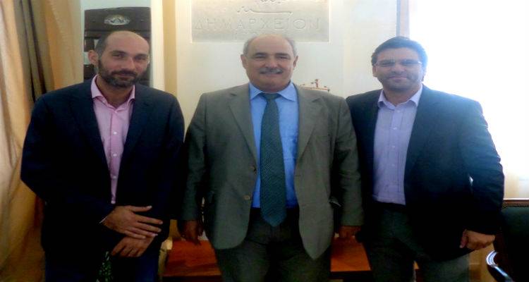 Συνάντηση με τον Δήμαρχο Λήμνου είχε σήμερα ο Μάρκος Μπόλαρης