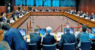 &Tau;&eta;&lambda;&epsilon;&delta;&iota;ά&sigma;&kappa;&epsilon;&psi;&eta; &tau;&omicron;&upsilon; Eurogroup &gamma;&iota;&alpha; &tau;&iota;&sigmaf; &epsilon;&lambda;&lambda;&eta;&nu;&iota;&kappa;έ&sigmaf; &pi;&rho;&omicron;&tau;ά&sigma;&epsilon;&iota;&sigmaf;