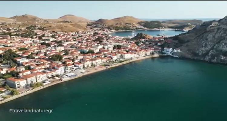 &Lambda;ή&mu;&nu;&omicron;&sigmaf;: &Delta;&epsilon;ί&tau;&epsilon; &tau;&omicron; &pi;&rho;ώ&tau;&omicron; &alpha;&phi;&iota;έ&rho;&omega;&mu;&alpha; &tau;&omicron;&upsilon; "Travel and Nature GR" (video)