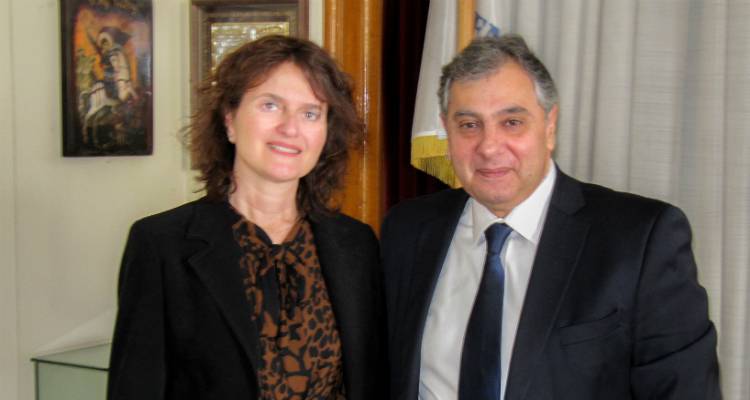 Με τον Βασίλη Κορκίδη συναντήθηκε η Χαριτίνη Φωτοπούλου