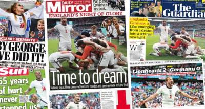 EURO: &Alpha;&gamma;&gamma;&lambda;ί&alpha;- &Gamma;&epsilon;&rho;&mu;&alpha;&nu;ί&alpha; 2-0 | It is coming home!