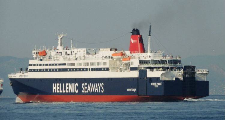 &Delta;ή&mu;&omicron;&sigmaf; &Lambda;ή&mu;&nu;&omicron;&upsilon;: &Sigma;&epsilon; &epsilon;&pi;&iota;&kappa;&omicron;&iota;&nu;&omega;&nu;ί&alpha; &mu;&epsilon; &tau;&eta;&nu; Hellenic Seaways &gamma;&iota;&alpha; &tau;&eta; &beta;&lambda;ά&beta;&eta; &sigma;&tau;&omicron; &laquo;&Nu;ή&sigma;&omicron;&sigmaf; &Rho;ό&delta;&omicron;&sigmaf;&raquo;