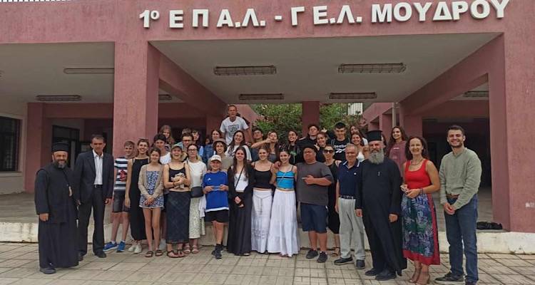 Λήμνος: Το ΓΕΛ Μούδρου επισκέφθηκε ο Μητροπολίτης Νέας Ζηλανδίας Μύρωνας