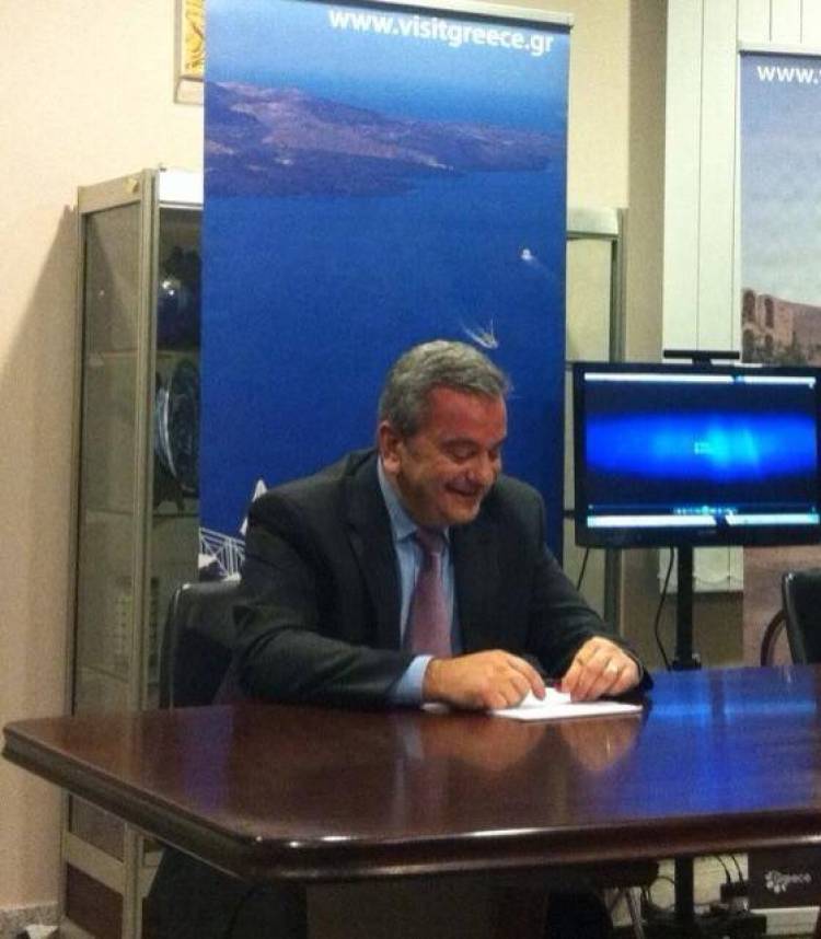 &Epsilon;&pi;&alpha;&phi;έ&sigmaf; &tau;&omicron;&upsilon; &pi;&rho;&omicron;έ&delta;&rho;&omicron;&upsilon; &tau;&eta;&sigmaf; Έ&nu;&omega;&sigma;&eta;&sigmaf; &Xi;&epsilon;&nu;&omicron;&delta;ό&chi;&omega;&nu; &Lambda;ή&mu;&nu;&omicron;&upsilon; &Sigma;&tau;έ&lambda;&iota;&omicron;&upsilon; &Mu;ά&nu;&tau;&zeta;&alpha;&rho;&eta; &sigma;&tau;&alpha; &sigma;&chi;&omicron;&lambda;&epsilon;ί&alpha; &tau;&omicron;&upsilon; &nu;&eta;&sigma;&iota;&omicron;ύ, &mu;&epsilon; &alpha;&nu;&tau;&iota;&kappa;&epsilon;ί&mu;&epsilon;&nu;&omicron; &tau;&omicron;&nu; &tau;&omicron;&upsilon;&rho;&iota;&sigma;&mu;ό