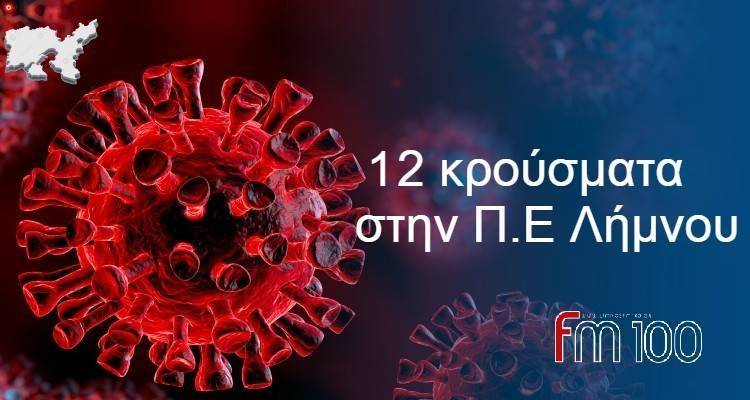 Παραμένει διψήφιος ο αριθμός κρουσμάτων στην Λήμνο | 12 σήμερα