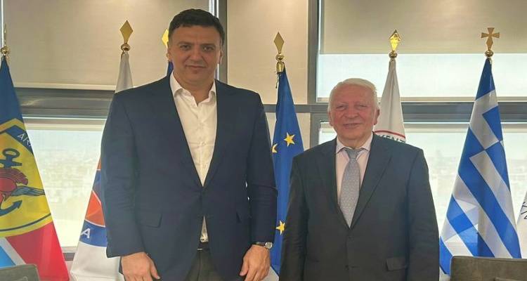 Σε κλίμα συνεργασίας η συνάντηση του Περιφερειάρχη Βορείου Αιγαίου με τον Υπουργό Κλιματικής Κρίσης κ. Βασίλη Κικίλια