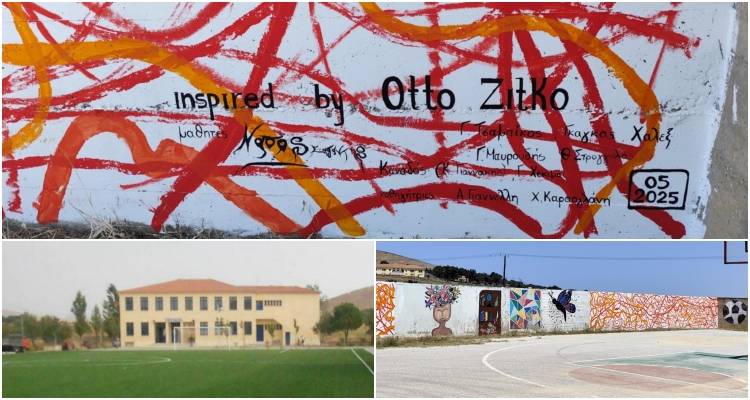 Γυμνάσιο Λιβαδοχωρίου: Όταν οι γραμμές γίνονται έμπνευση – Μαθητές και εκπαιδευτικοί δημιουργούν στο Σχολείο