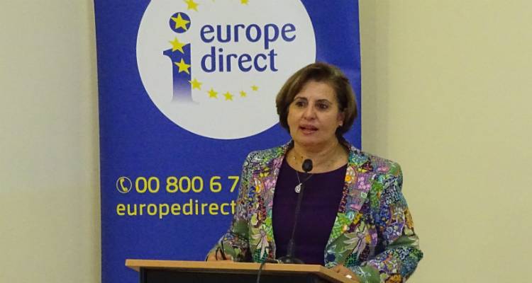 Η Χριστιάνα Καλογήρου σε ημερίδα για την ανάπτυξη της Περιφέρειας Β. Αιγαίου