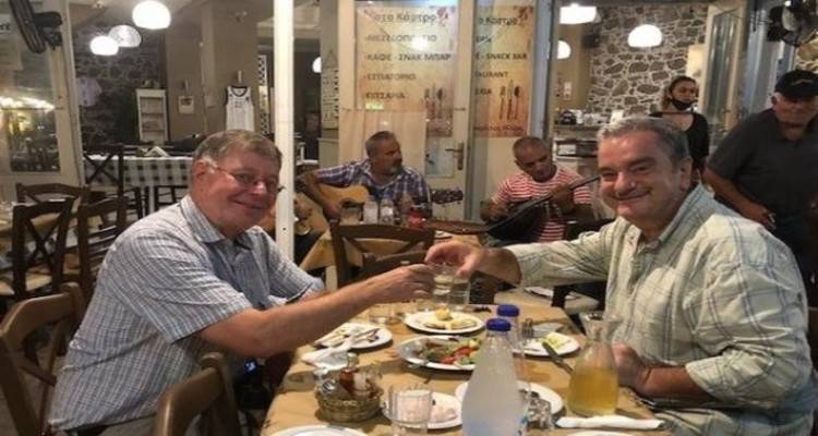 Βραδυνό στο Κάστρο με τον κο Στέλιο Μάντζαρη