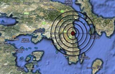 Σεισμός 4,4 Ρίχτερ στην ανατολική Αττική