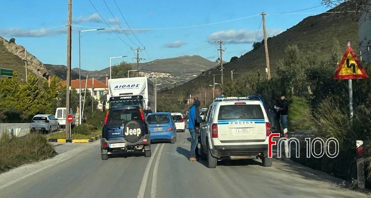 Τροχαίο ατύχημα στην έξοδο της Μύρινας