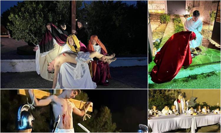 Μούδρος και Ν. Κούταλη αναπαρέστησαν με κάθε ευλάβεια το Θείο Δράμα