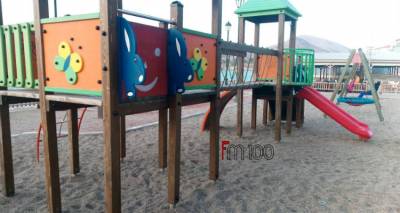 Νέοι βανδαλισμοί στην παιδική χαρά του Ρωμέικου Γιαλού (photo)