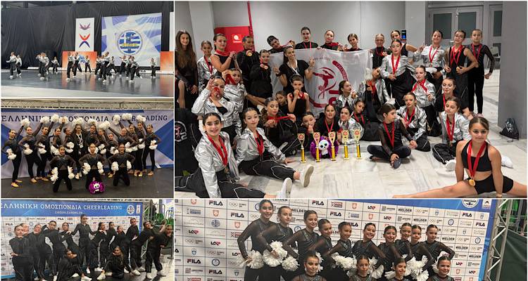 Θρίαμβος του ΑΣ «Παλμός» Λήμνου στο Olympus All Star Cheer Open 2025 | Χρυσή συγκομιδή για την ομάδα της Μαρίας Αποστολίδη