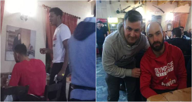 Λήμνος: Ο Ολυμπιακός γεύτηκε την τοπική κουζίνα δια χειρός Μαντέλλα! (photos)