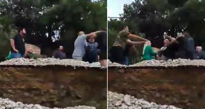 Βόλος: Εκτός ορίων ο Αχιλλέας Μπέος - Ξυλοφορτώνει πλημμυροπαθή που τον έβρισε (βίντεο)