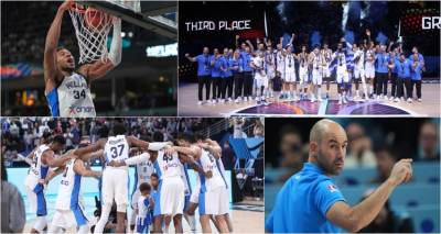 Η Ελλάδα ξανά στο βάθρο του Eurobasket: Τα δάκρυα του Γιάννη, το πάρτι στα αποδυτήρια, όλες οι φωτό και τα βίντεο