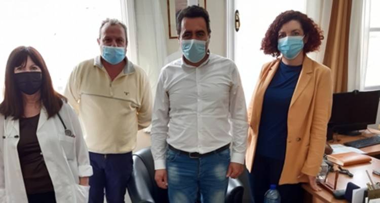 Περιοδεία της βουλευτή του ΚΚΕ Μαρίας Κομνηνάκα στη Λήμνο