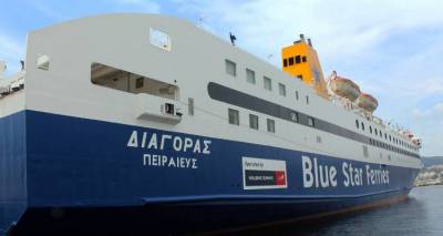 Στο λιμάνι της Καβάλας προσέκρουσε το «Διαγόρας»