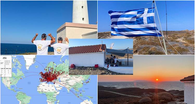 Η Λήμνος εξιτάρει και τους ραδιοερασιτέχνες | Εξέπεμψαν από τον Φάρο της Πλάκας και το σήμα έφτασε σε 52 χώρες