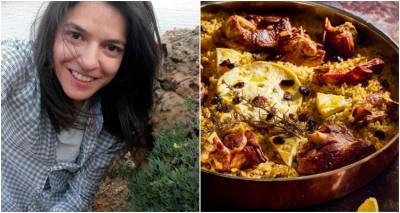 malama-banavou-arnaki-kaspakino-me-ryzi-kai-kroysta-apo-kalathaki-limnou