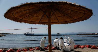 &Pi;&alpha;&rho;&alpha;ί&tau;&eta;&sigma;&eta; &Kappa;&omicron;&upsilon;&rho;&omicron;&upsilon;&mu;&pi;&lambda;ή &zeta;&eta;&tau;ά &omicron; &Alpha;&delta;. &Gamma;&epsilon;&omega;&rho;&gamma;&iota;ά&delta;&eta;&sigmaf; | &laquo;&Delta;&epsilon;&nu; &upsilon;&pi;ά&rho;&chi;&epsilon;&iota; &mu;&alpha;ύ&rho;&eta; &theta;ά&lambda;&alpha;&sigma;&sigma;&alpha;&raquo;, &alpha;&pi;&alpha;&nu;&tau;ά &omicron; &upsilon;&pi;. &Nu;&alpha;&upsilon;&tau;&iota;&lambda;ί&alpha;&sigmaf;