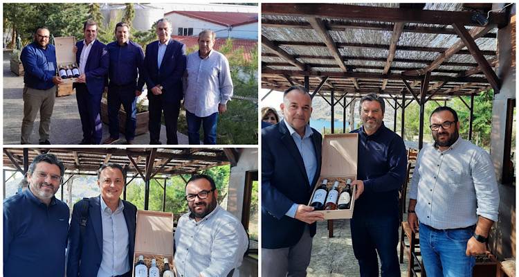 Λήμνος: Επισκέψεις των κυβερνητικών αξιωματούχων στον Αγροτικό Συνεταιρισμό «Η Ένωση» (Φωτό)